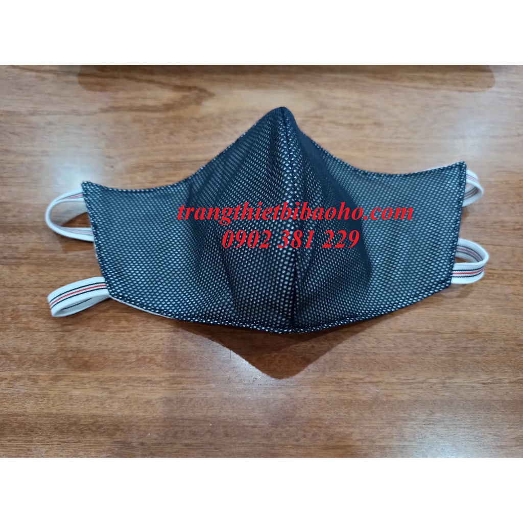 Khẩu trang vải 4 lớp than hoạt tính cột sau đầu - KTBB630 (3 cái)