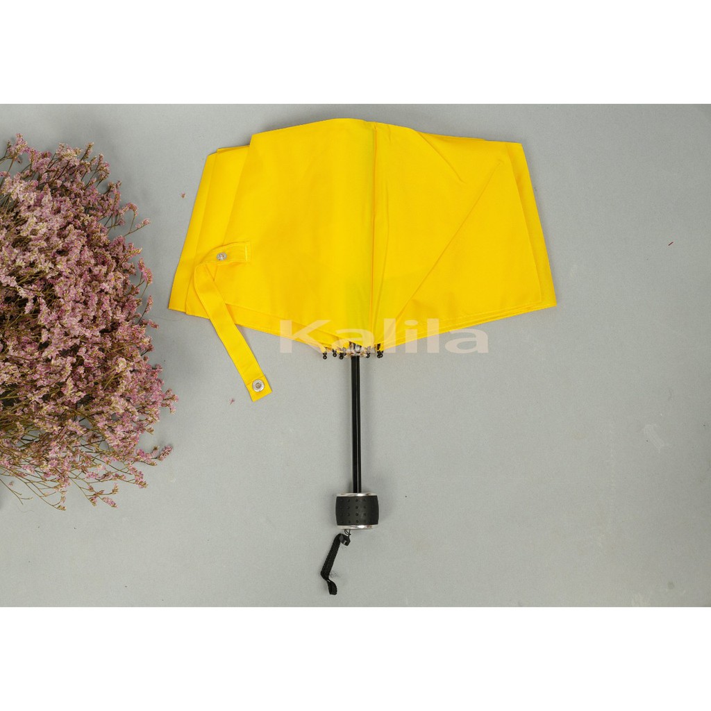 Ô Dù Đi Mưa Tự Động 1 Chiều Chất Vải Polyest Chống Tia UV Chống Thấm Nước - OENON