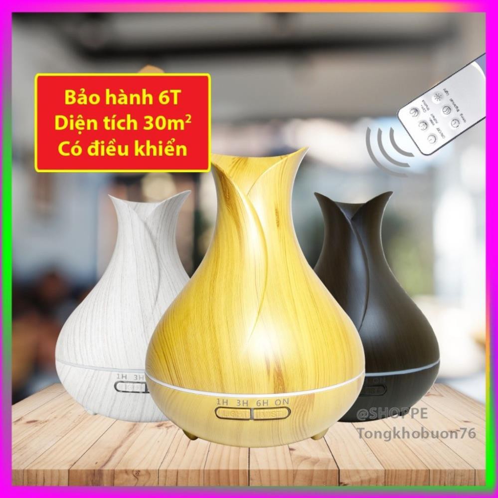 Máy Khuếch Tán Tinh Dầu Tulip 550ml [ DIỆN TÍCH SỬ DỤNG 30M2 - BẢO HÀNH 12 THÁNG]