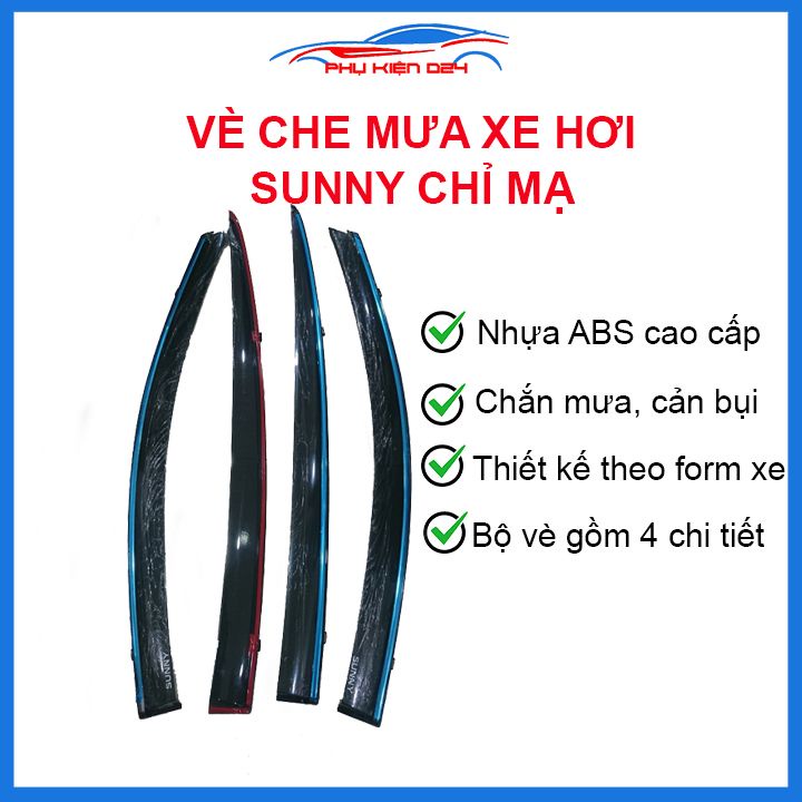 Vè mưa Sunny vè chỉ mạ che mưa bảo vệ xe