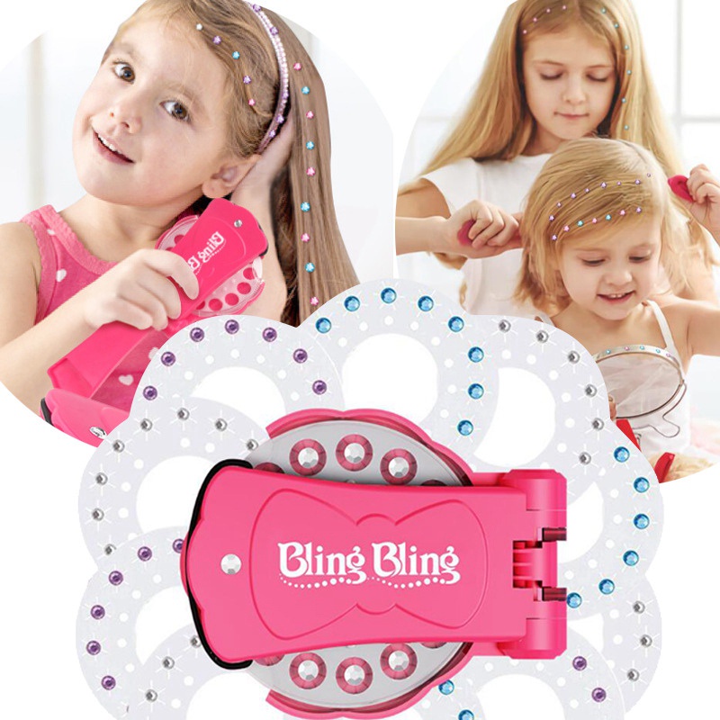 Miếng Dán Tiktok Lấp Lánh Dùng Tạo Kiểu Tóc Cho Bé Gái DIY