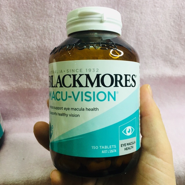Viên uống bổ mắt Macu-Vision Blackmores ÚC 150 viên (Hàng chemist sale đủ bill) | BigBuy360 - bigbuy360.vn