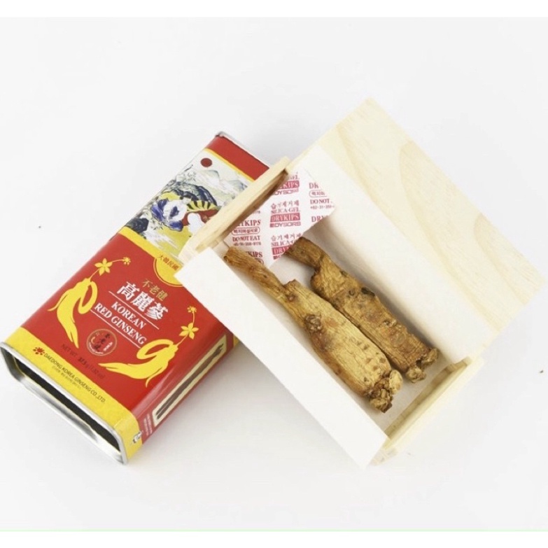 Hồng Sâm Củ Khô Thượng Hạng Daedong Hàn Quốc Hộp Thiếc 37,5gr