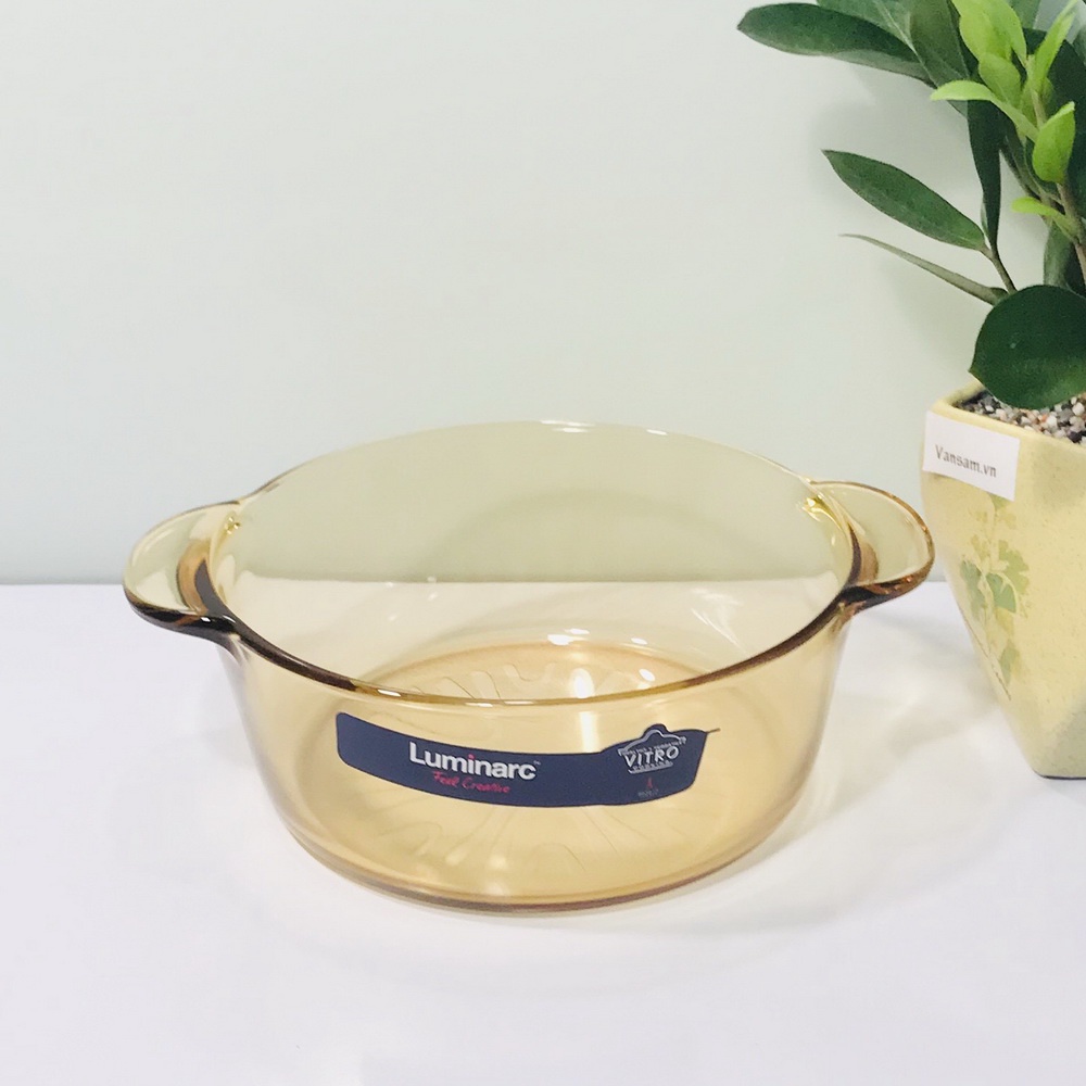 Nồi thủy tinh Luminarc 2 lít (Không nắp) - Hàng chính hãng