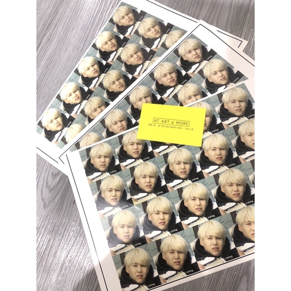 In sticker niêm phong idol theo yêu cầu 15k - tranbd - đọc kỹ mô tả