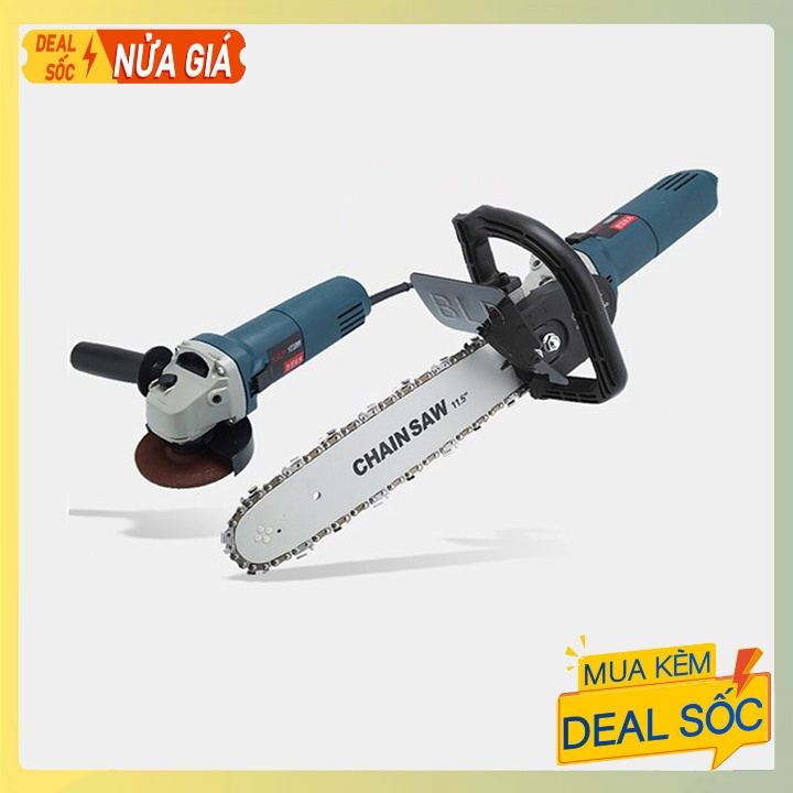 Lưỡi cưa xích - Bộ chuyển đổi gắn máy mài thành máy cưa xích