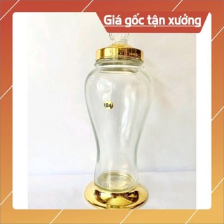 Bình ngâm rượu sâm thủy tinh cao cấp phú hòa 4 lít không van và có van