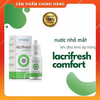 Nước mắt nhân tạo cho Kính áp tròng ban đêm Avizor Lacrifresh Comfort và Lacrifresh Cleaning loại chai 15ml