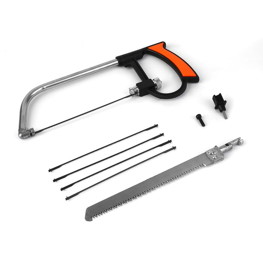 Bộ cưa gỗ 6 lưỡi cưa Magic Saw Woodworking Saws Hacksaw Frame Set For Mental Glass 6 Blades Model