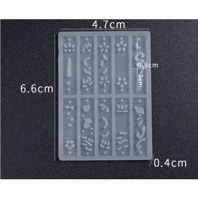 Khuôn resin ngọc bội thanh mini