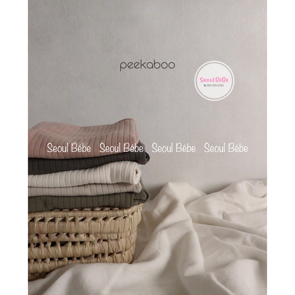 Bộ dài tay gân Friend Peekaboo cho bé 6-22kg 6m-XL thu đông 2022