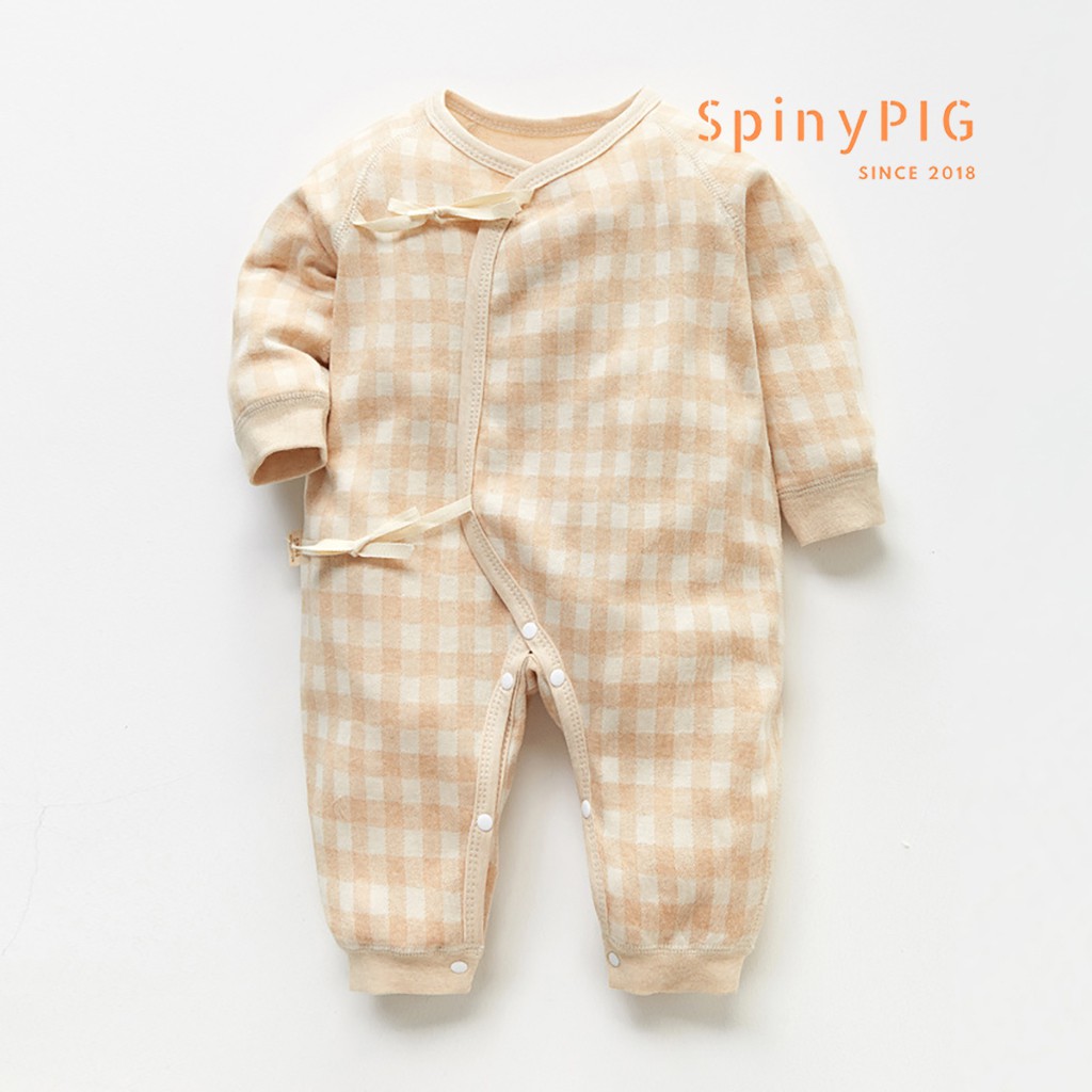 Quần áo sơ sinh 0-2 tuổi 100% cotton hữu cơ tự nhiên không chất tẩy nhuộm cho bé mùa thu đông