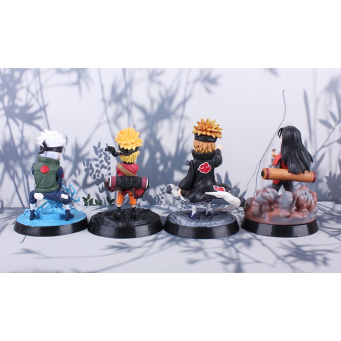 Mô Hình Naruto Figure Đệ Nhất Pain Kakashi Chibi Decor Trang Trí Bàn Làm Việc Bàn Học Phòng Ngủ MH54