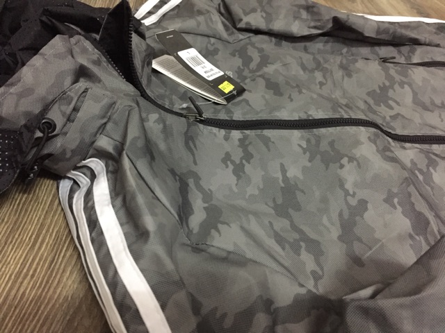 Áo khoác gió Adidas 2 mặt