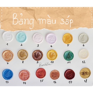 [WAX SEAL] 100 viên sáp niêm phong làm con dấu sáp
