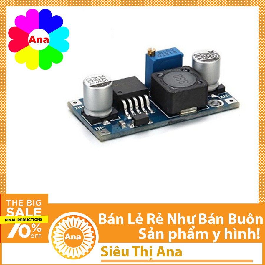 Mạch Nguồn Giảm Áp, Hạ Áp LM2596 ADJ Buck DC 3A Có Điều Chỉnh Điện Áp