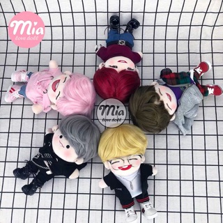 Tóc giả cho doll 20cm