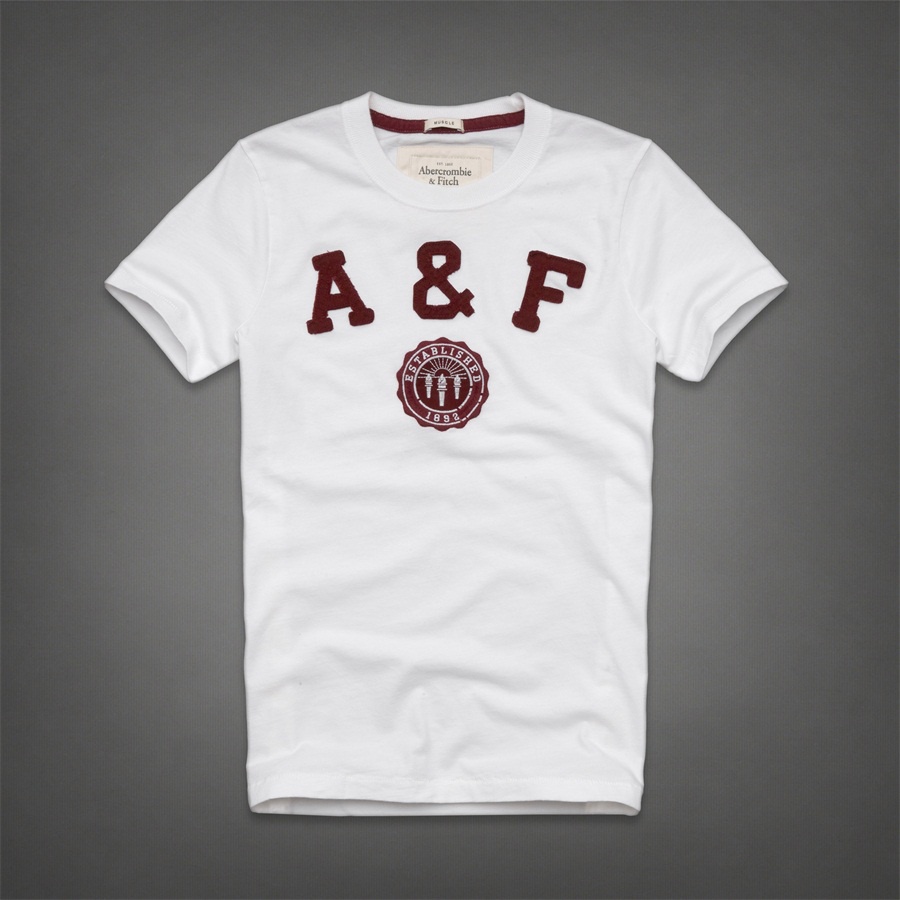 Áo thun Abercrombie A&F White