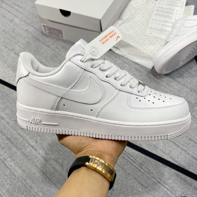 Giày Nike_Air Force 1, AF1 trắng bản chuẩn Trung, đẹp, dễ phối đồ, Hàng S.Cấp Trung, full phụ kiện + box bảo vệ