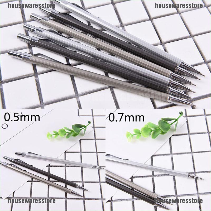 Bút Chì Kim Loại Tự Động 0.5 / 0.7mm Tiện Lợi