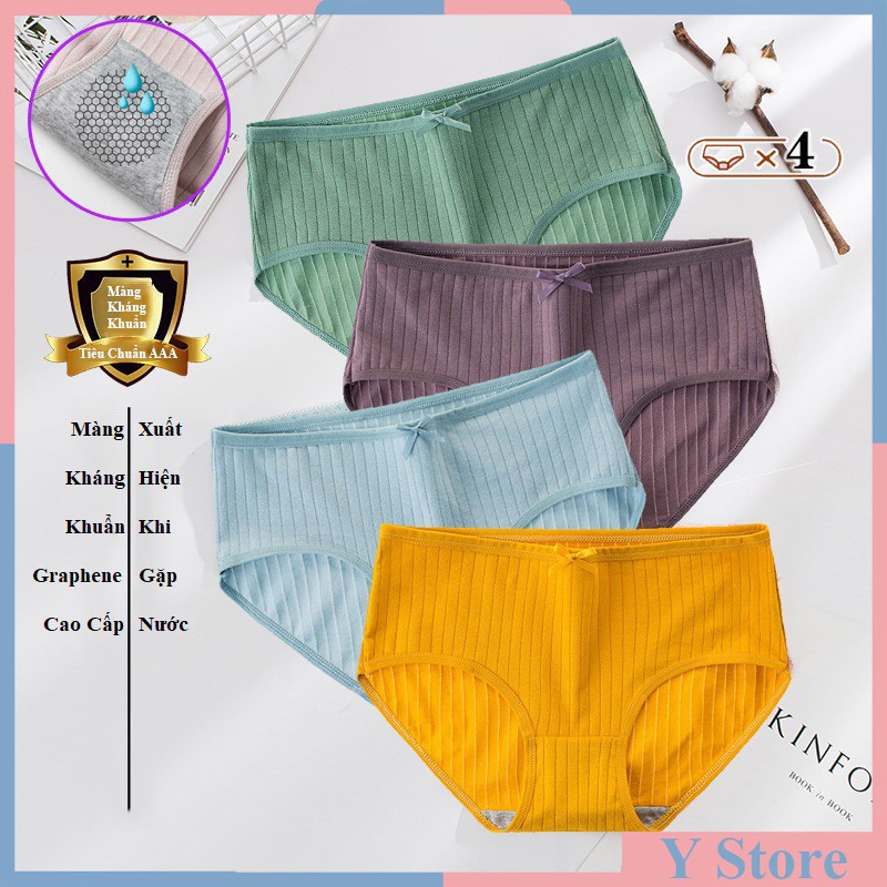 Quần Lót Cotton Bông Gân Nơ Xuất Nhật QL66