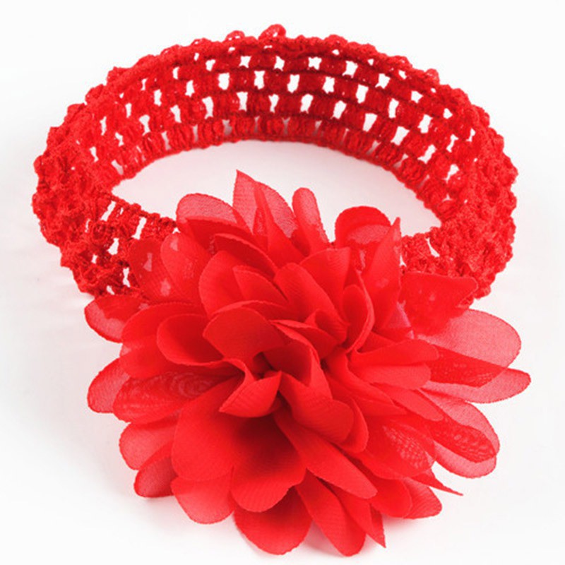 Băng đô họa tiết hoa đáng yêu cho bé gái