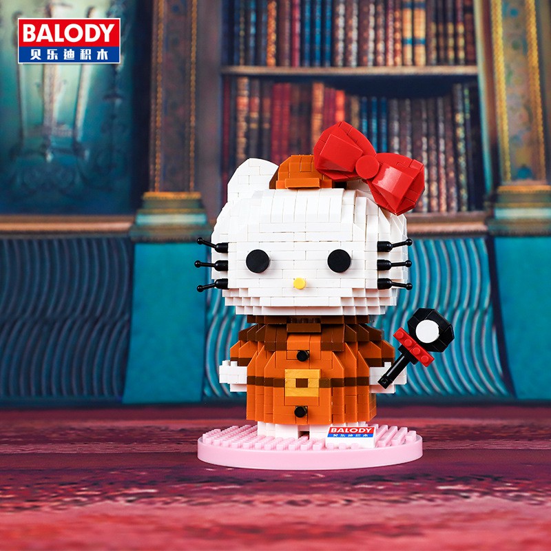Khối Lắp Ghép Nano Hình Hello Kitty Cho Bé DIY