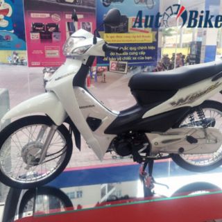 Bộ tem dán xe WAVE A, Alpha màu trắng 2015