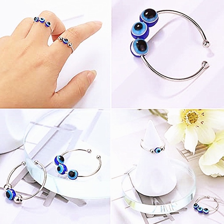 Nhẫn RINHOO FRIENDSHIP mặt kiểu mắt quỷ thời trang cá tính