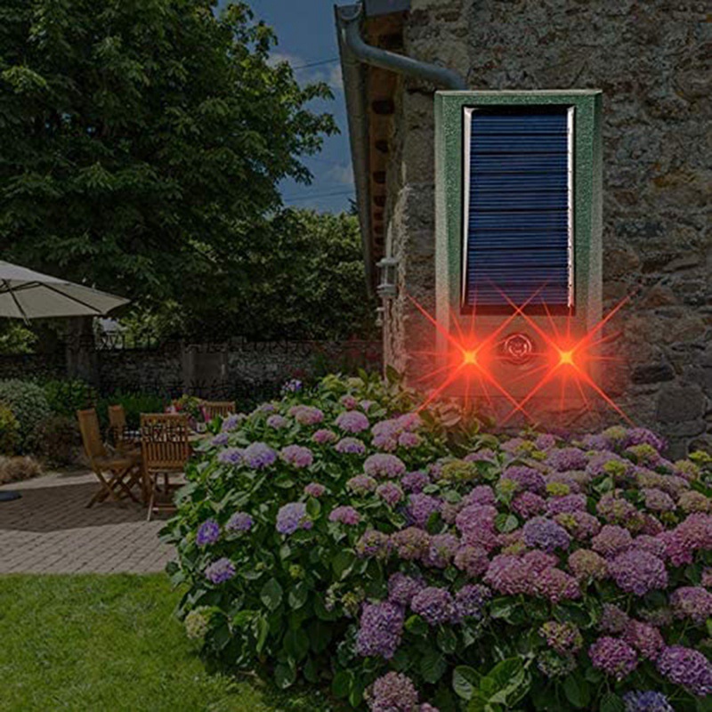 Thiết Bị Sử Dụng Sóng Siêu Âm Xua Đuổi Côn Trùng Cho Thú Cưng Chim Chó Mèo Bằng Sói Chạy Bằng Năng Lượng Mặt