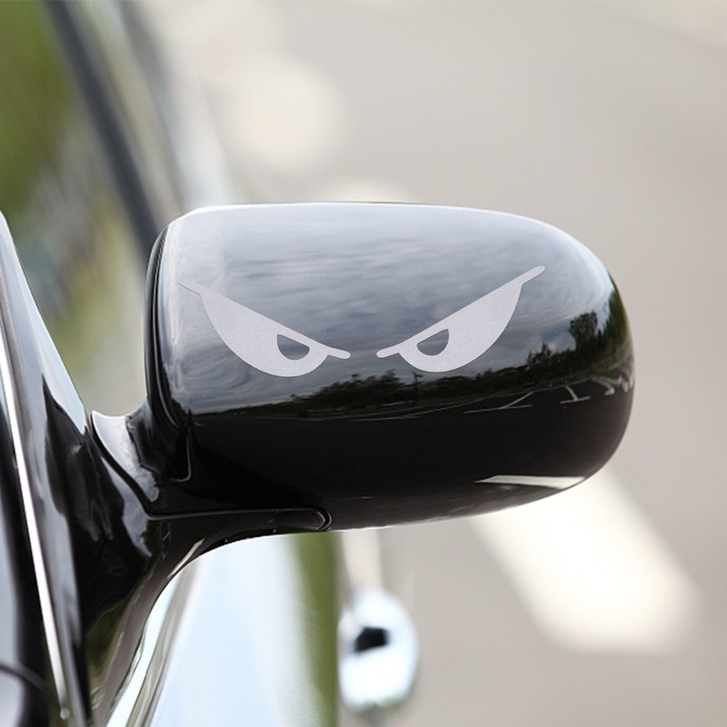 Miếng Dán Hình Đôi Mắt Hoạt Hình Sáng Tạo Trang Trí Xe Hơi DIY