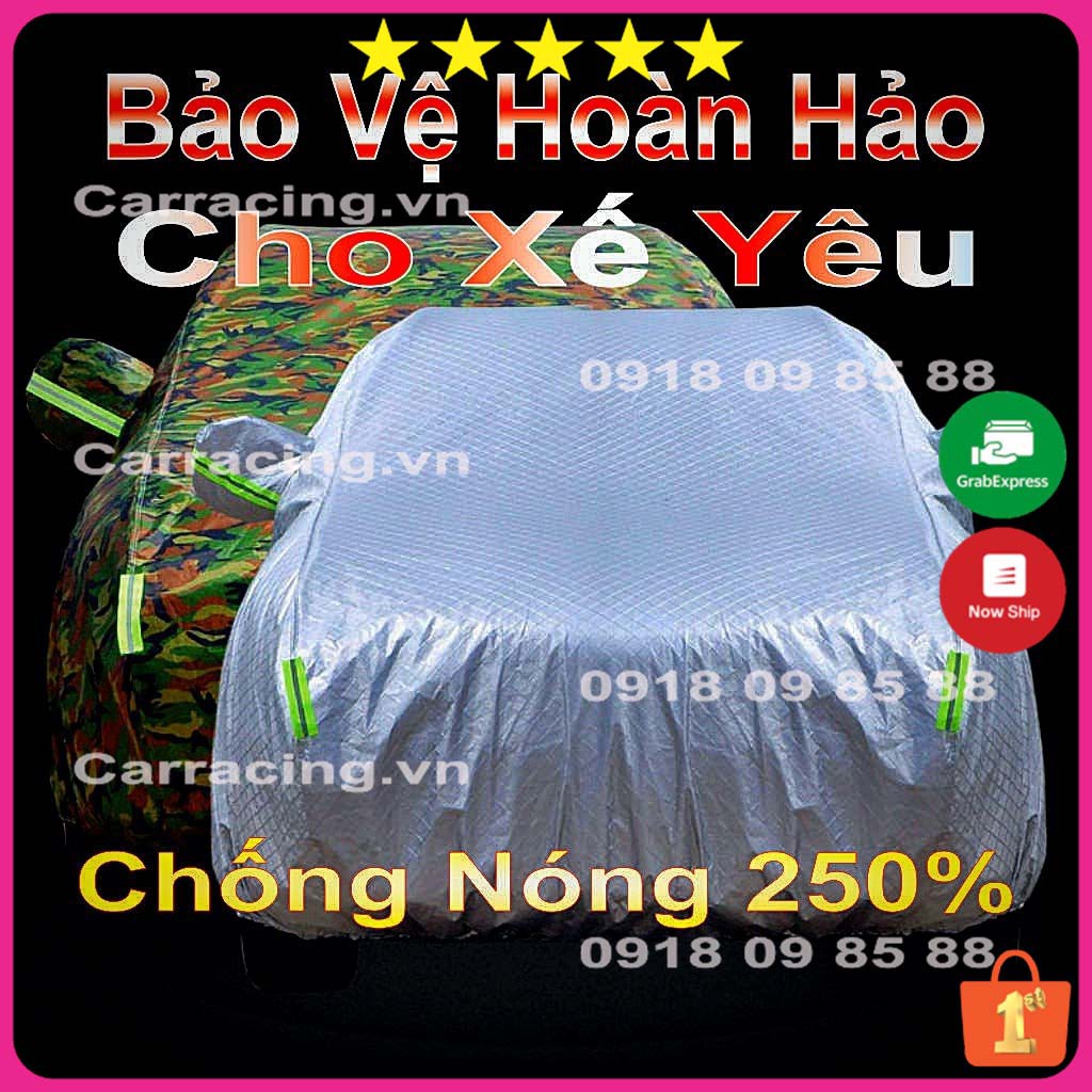 BẠT PHỦ Ô TÔ CARRACING VA04 BẠT PHỦ XE Ô TÔ 3 lớp cao cấp chống xước, nắng, chống cháy - 4 chỗ - 5 chỗ - 7 chỗ bán tải | BigBuy360 - bigbuy360.vn