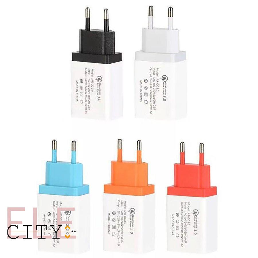 111ele} USB Quick Charger Mobile Phone Charger Adapter Single Port Travel Charger