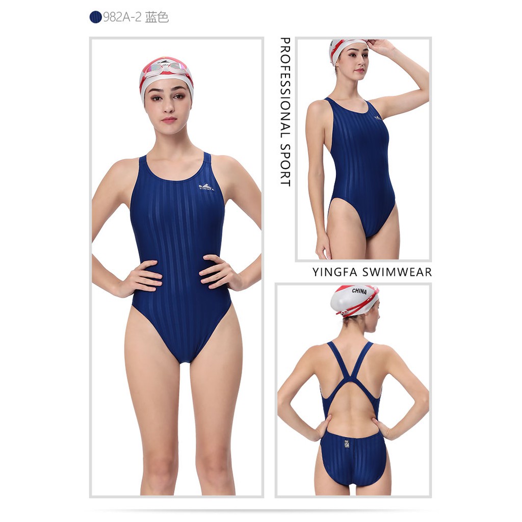 Bikini - áo bơi nữ chuyên nghiêp YingFa 982A (không có đệm ngực)