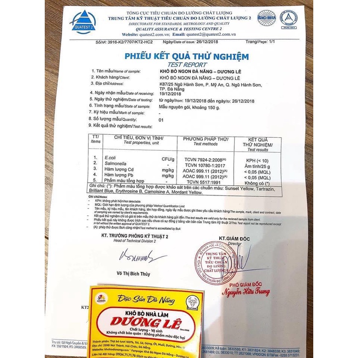 Bò Khô Viên Khô 250gr Đặc Sản Đà Nẵng Nhà Làm Dương Lê | BigBuy360 - bigbuy360.vn