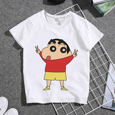 Áo thun mùa hè in hình Shin -Chan - cậu bé bút chì siêu cute dành cho bé