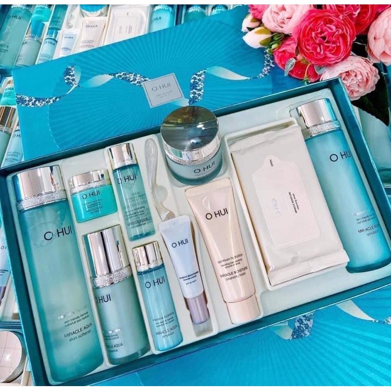 Bộ Dưỡng Cấp Nước  Ohui Xanh- Ohui Miracle Aqua 410ml
