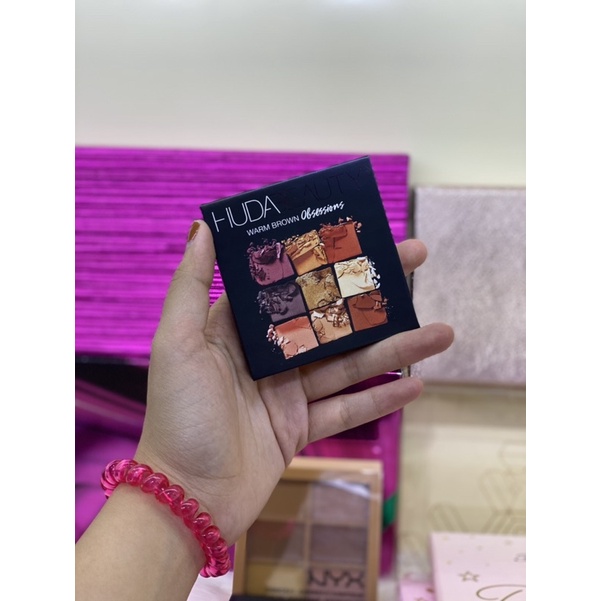 Phấn mắt Huda Beauty Warm Brown Obsessions Eyeshadow Palette