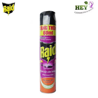 Bình Xịt Côn Trùng MIK RAID 600ml Tặng Thêm 60ml