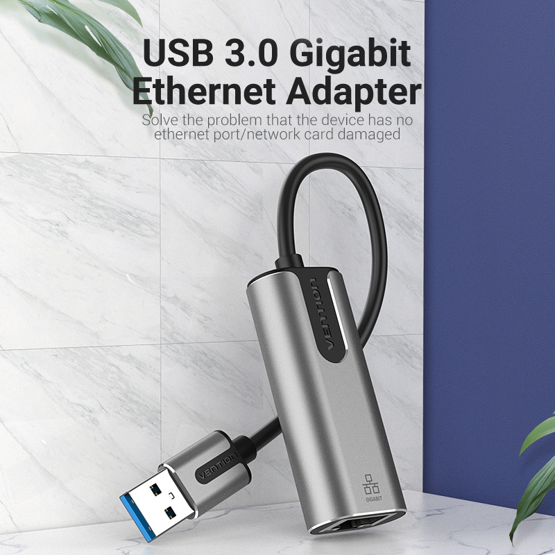 Vention USB To Lan Cổng Kết Nối Mạng USB 3.0 Sang Lan Gigabit 10/100/1000Mbps cho laptop táo,pc,laptop