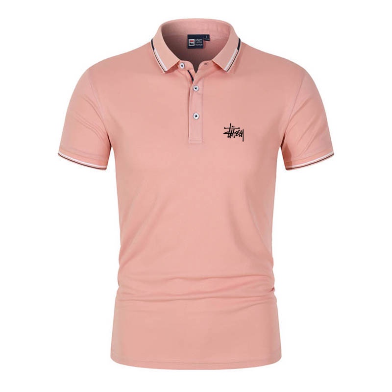 7 Màu stussy Mùa Hè Nam Công Sở Áo Polo Tay Ngắn Nam Áo Thời Trang M-4Xl 0771