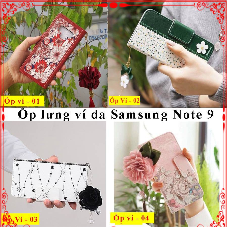Ốp Ví bao da Note 9