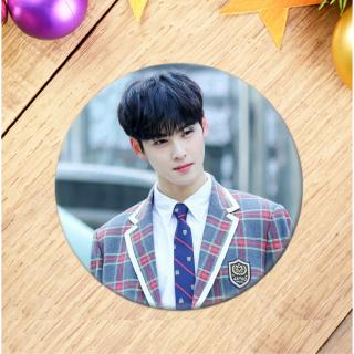 ASTRO Round Badge Brooch Pin