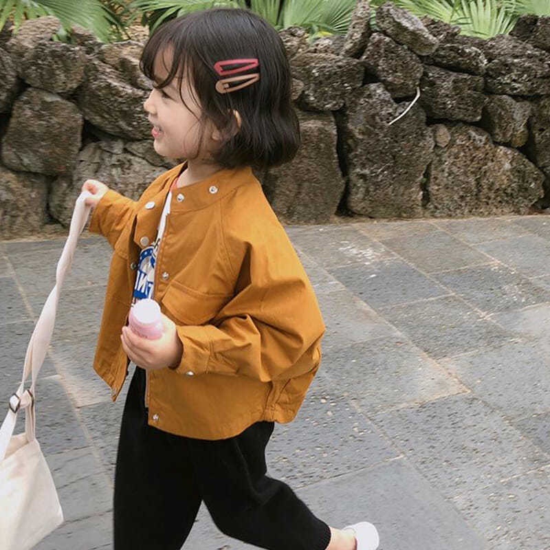 Áo Khoác Cardigan Thời Trang Mùa Thu Phong Cách Hàn Quốc Nhật Bản Kiểu Mới 2022 Cho Bé Gái