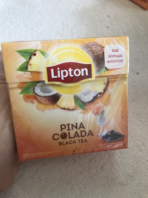 [Hàng Nga] Trà đen Lipton túi lọc nhiều hương vị 20 gói.