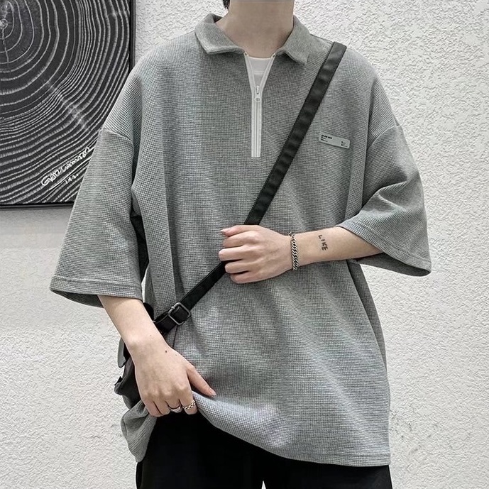 Áo polo Ngắn Tay Phong Cách Hàn Quốc Thời Trang Mùa Hè Dành Cho Nam