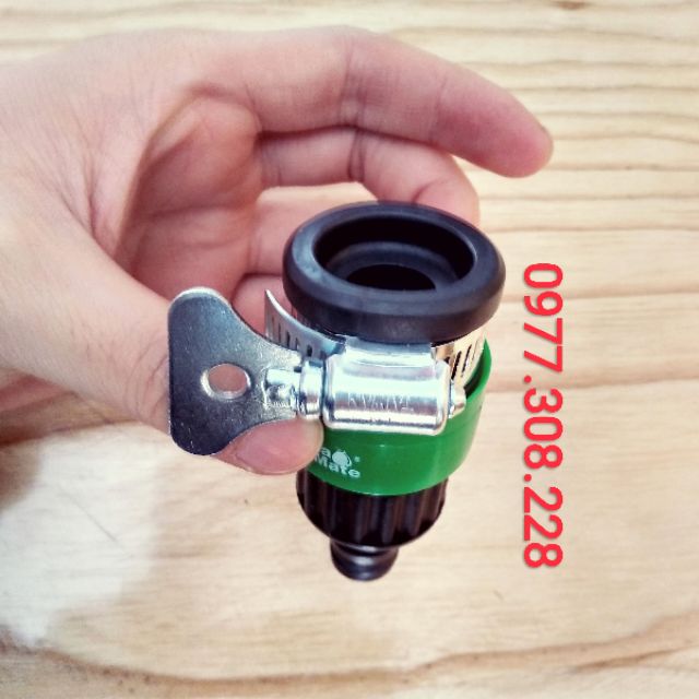 Khớp Chờ Nối Nhanh Ống Dây Mềm Xiết Đai Inox Aquamate