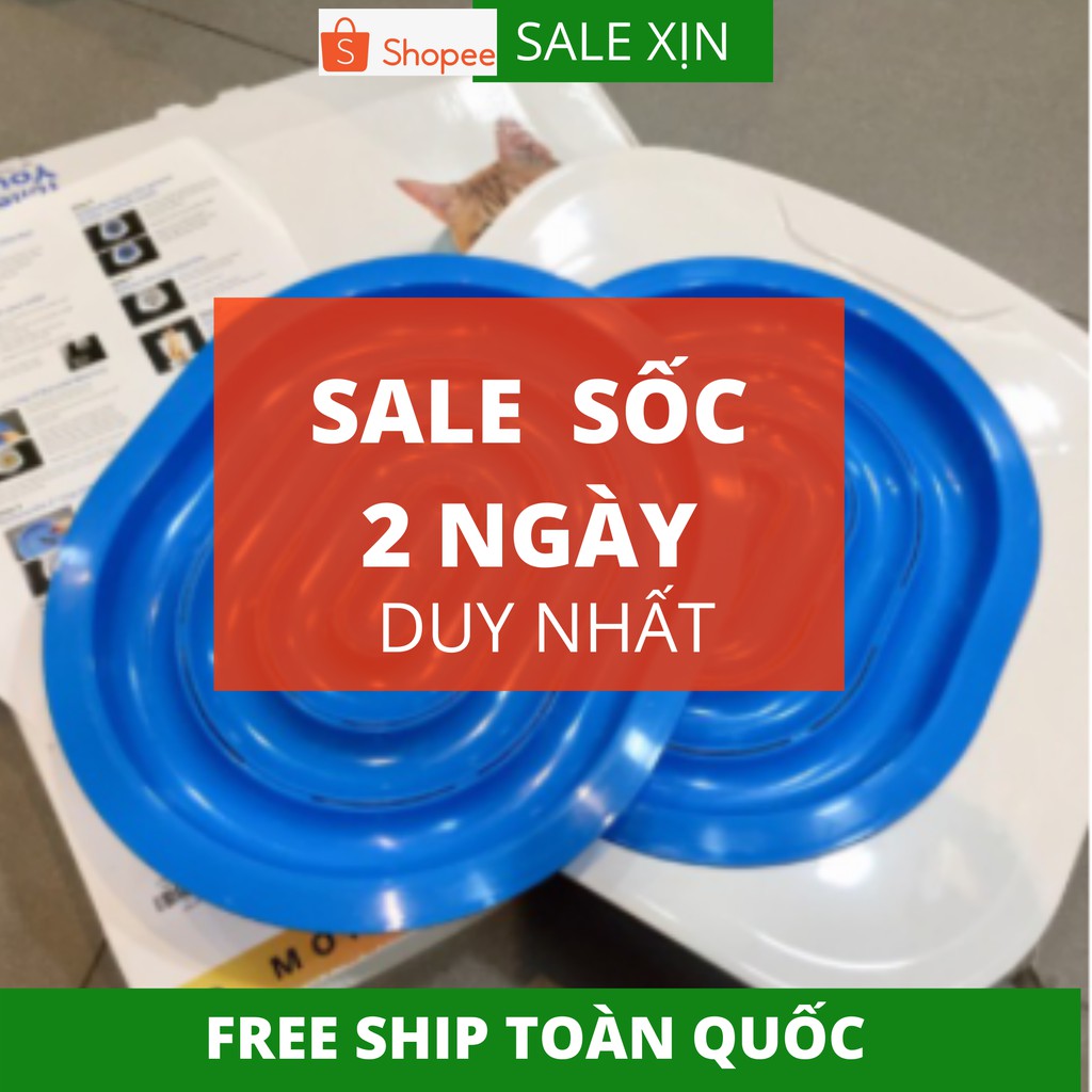 [Mã PET50 giảm 10% - tối đa 50K đơn 250K] Bộ huấn luyện mèo đi vệ sinh trong bồn toilet nhập khẩu