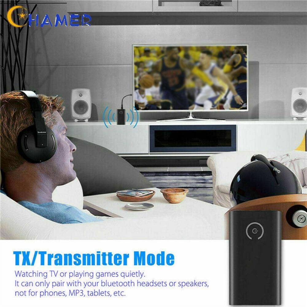 Bluetooth Transmitter DC 5V 2-in-1 Black Audio Adapter Speaker AUX Accessories Wireless 2.4GHz-2.48GHz Practical