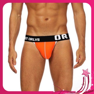 Quần sịp nam quyến rũ Jockstrap G String Thongs (Cam)